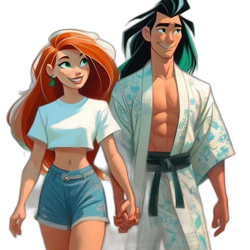 concept art, vaporwave, comic book art, anime transparent PNG cut-out