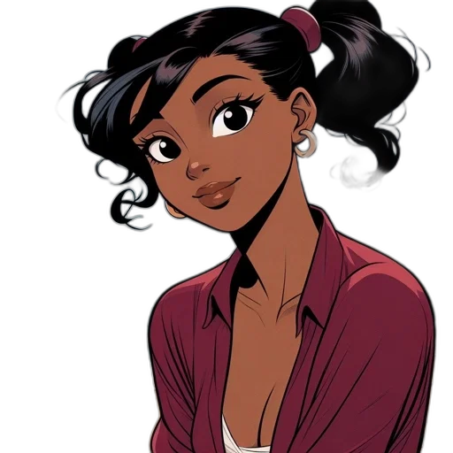 comic book art, cartoon, concept art, anime transparent PNG cut-out