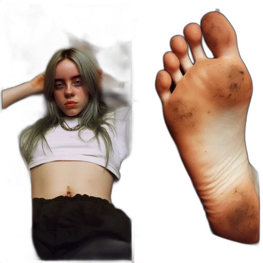 shoes, face, creature, photorealistic transparent PNG cut-out