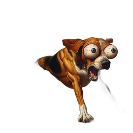 animal, staff, creature, 3d render transparent PNG cut-out