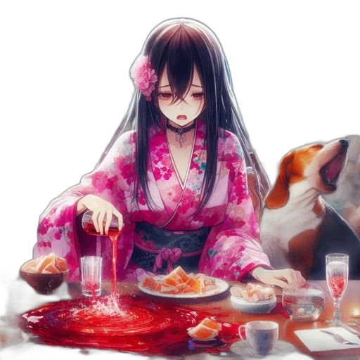 food, dress, creature, face transparent PNG cut-out