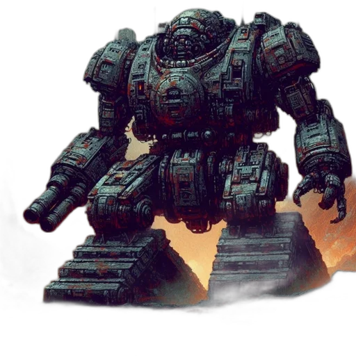robot, weapon, creature, concept art transparent PNG cut-out