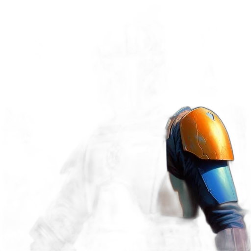 robot, weapon, mask, staff transparent PNG cut-out