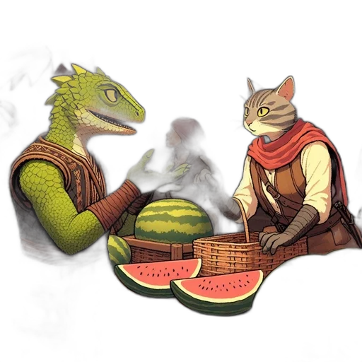 dragon, food, mask, concept art transparent PNG cut-out