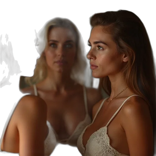 face, dress, mask, jewelry transparent PNG cut-out