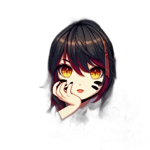 face, mask, creature, staff transparent PNG cut-out
