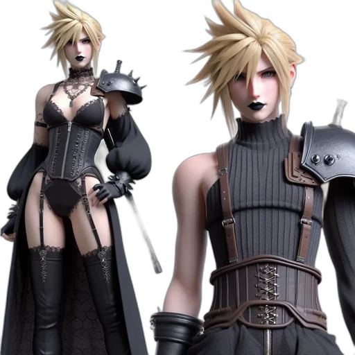 concept art, 3d render, fantasy art, dark transparent PNG cut-out