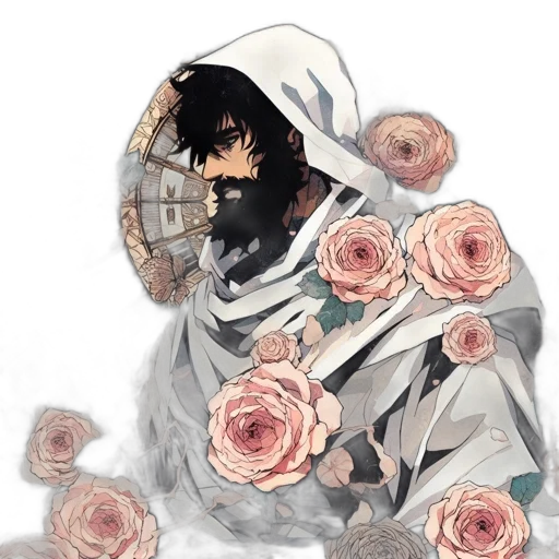 flower, weapon, sword, crown transparent PNG cut-out