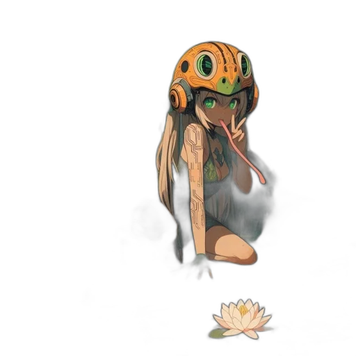 mask, creature, flower, face transparent PNG cut-out