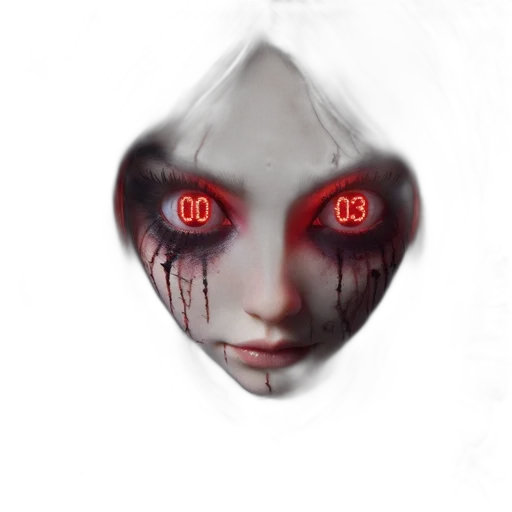 mask, face, robot, creature transparent PNG cut-out