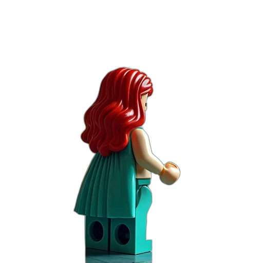 dress, hair, staff, jewelry transparent PNG cut-out