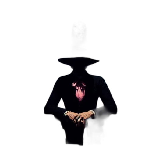 hat, mask, jacket, creature transparent PNG cut-out