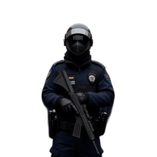 mask, staff, weapon, jacket transparent PNG cut-out