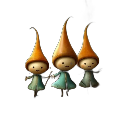 staff, hat, crown, dress transparent PNG cut-out