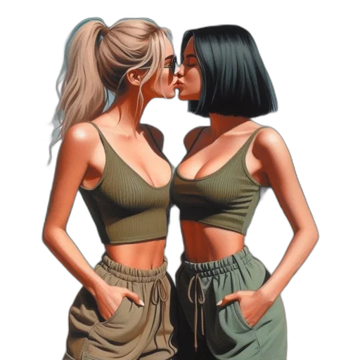 dress, oil painting, photorealistic, concept art transparent PNG cut-out