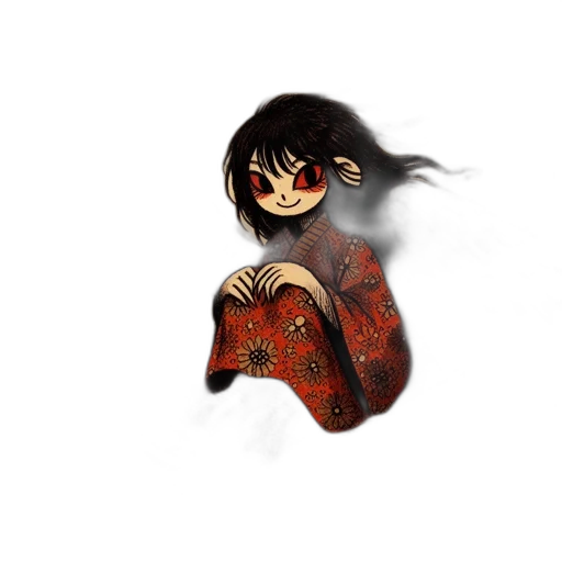 dress, mask, jacket, dragon transparent PNG cut-out