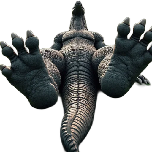 animal, creature, dragon, shoes transparent PNG cut-out