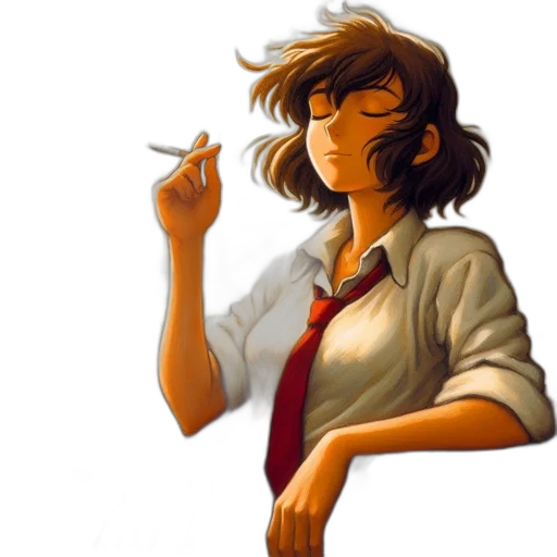 staff, jacket, concept art, comic book art transparent PNG cut-out
