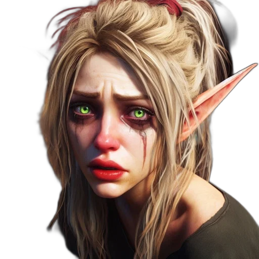 face, staff, mask, fantasy art transparent PNG cut-out