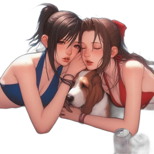 anime, concept art, photorealistic, watercolor transparent PNG cut-out