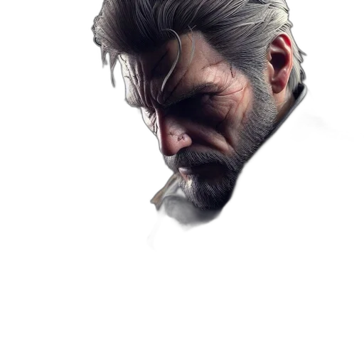 face, mask, weapon, jacket transparent PNG cut-out