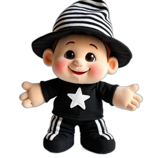staff, hat, 3d render, cartoon transparent PNG cut-out