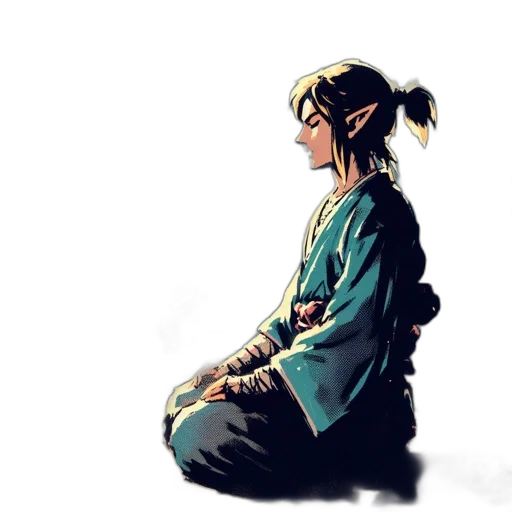 staff, concept art, comic book art, anime transparent PNG cut-out