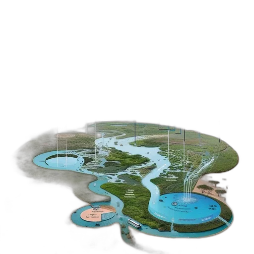 3d render, concept art, photorealistic, pixel art transparent PNG cut-out