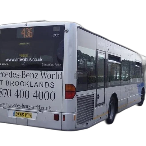 white, bus, advertisement, mercedes-benz transparent PNG cut-out