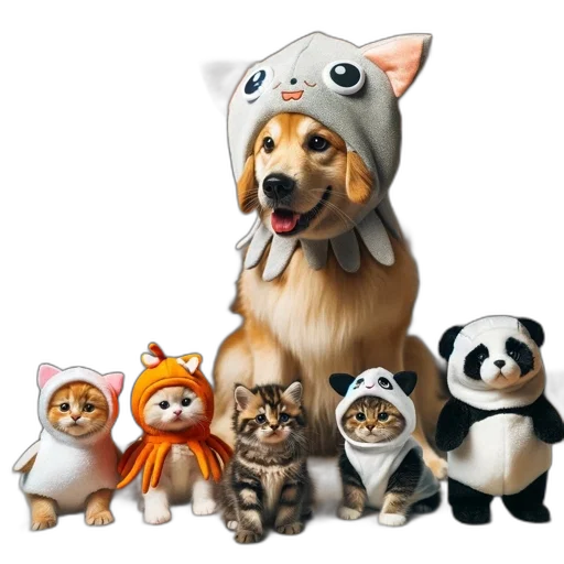 animal, staff, concept art, 3d render transparent PNG cut-out