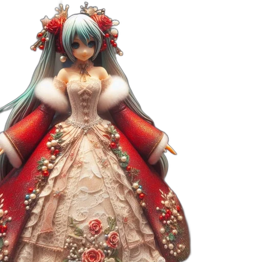 dress, 3d render, concept art, image transparent PNG cut-out