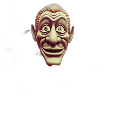mask, face, staff, creature transparent PNG cut-out