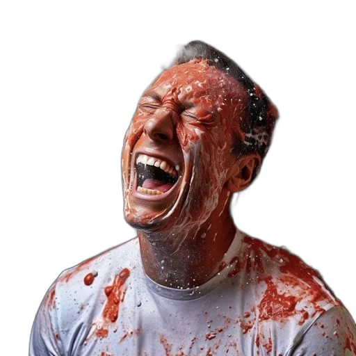 face, mask, staff, creature transparent PNG cut-out