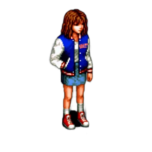 jacket, shoes, robot, pixel art transparent PNG cut-out
