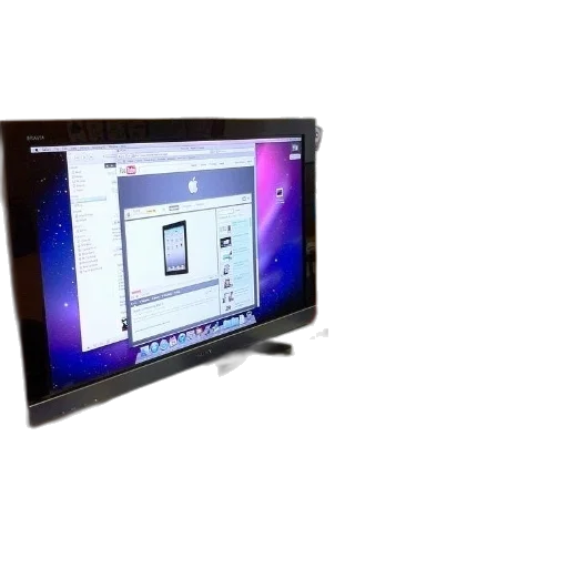 3d render, computer, monitor, displays transparent PNG cut-out