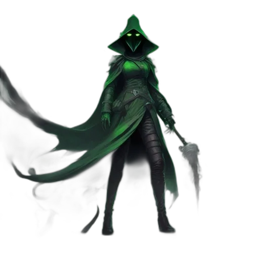 mask, creature, staff, concept art transparent PNG cut-out