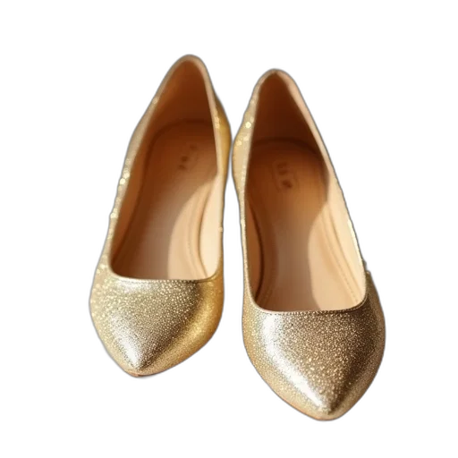 shoes, golden, beautiful, wedding transparent PNG cut-out