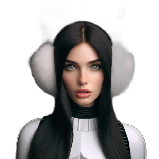 hat, jacket, hair, face transparent PNG cut-out