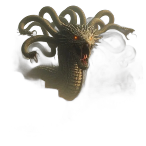 dragon, mask, creature, crown transparent PNG cut-out