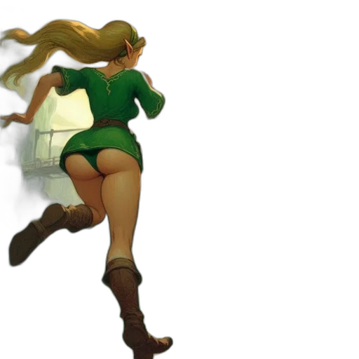 dress, concept art, 3d render, pixel art transparent PNG cut-out