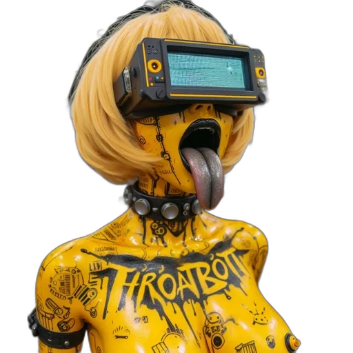robot, mask, face, staff transparent PNG cut-out