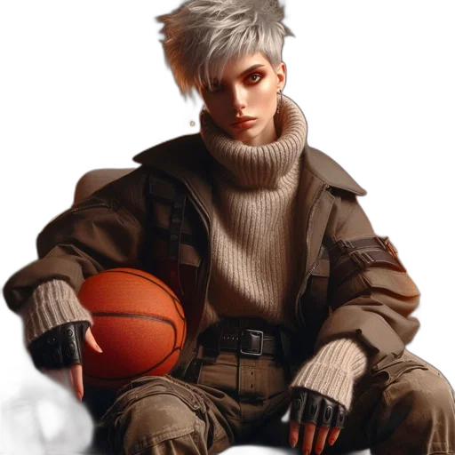 jacket, concept art, photorealistic, 3d render transparent PNG cut-out