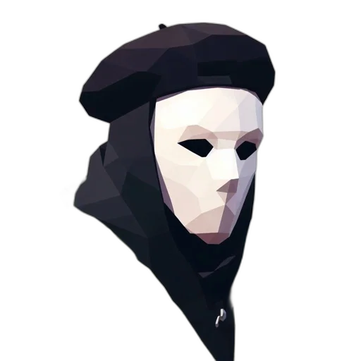 mask, face, staff, hat transparent PNG cut-out