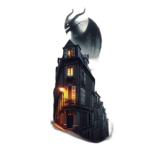 building, dragon, concept art, fantasy art transparent PNG cut-out