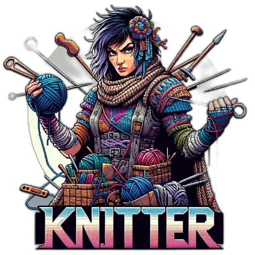 staff, pixel art, cyberpunk, comic book art transparent PNG cut-out