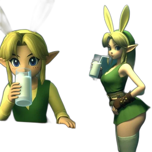 bottle, 3d render, concept art, pixel art transparent PNG cut-out