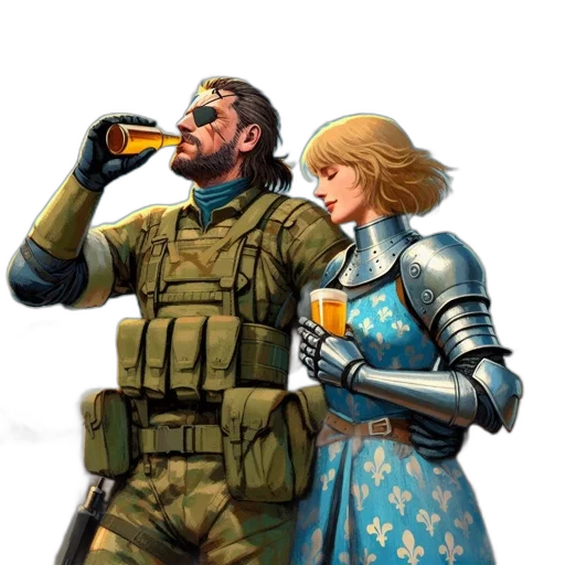 jacket, bottle, concept art, cyberpunk transparent PNG cut-out