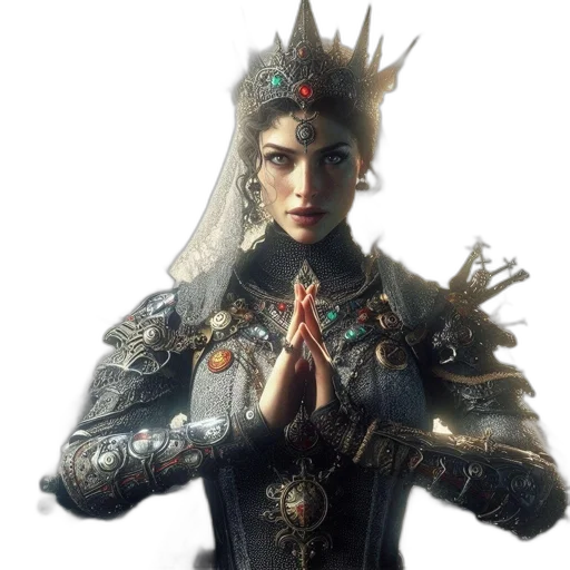 crown, jewelry, concept art, fantasy art transparent PNG cut-out