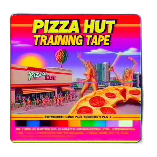 food, weapon, staff, vaporwave transparent PNG cut-out
