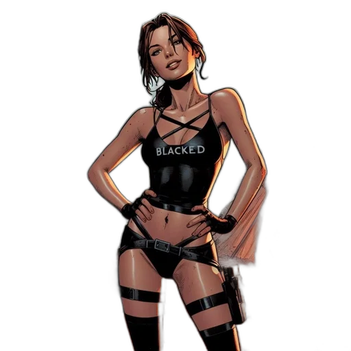 staff, comic book art, concept art, cyberpunk transparent PNG cut-out